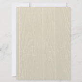 Houten gebouw leuke verjaardag kaart (Achterkant)