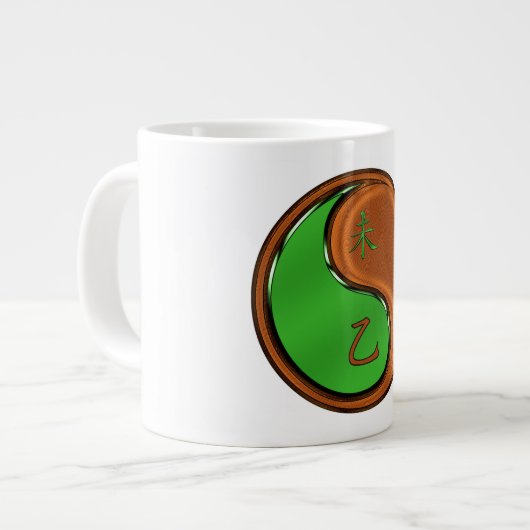 Houten Geit Grote Koffiekop (Links)