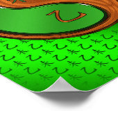 Houten Geit Poster (Hoek)