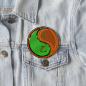 Houten Geit Ronde Button 7,6 Cm (In situ)