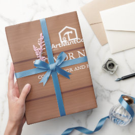 Houten Gereedschap voor de Moderne Bouwvakker Schr Cadeaupapier