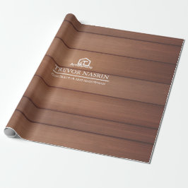 Houten Gereedschap voor de Moderne Bouwvakker Schr Cadeaupapier