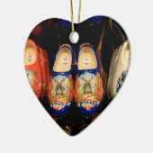 Houten geverfde stamhout, Nederland Keramisch Ornament (Links)