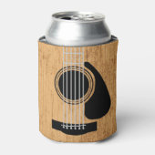 Houten gitaar blikjeskoeler (Blikje Voorkant)