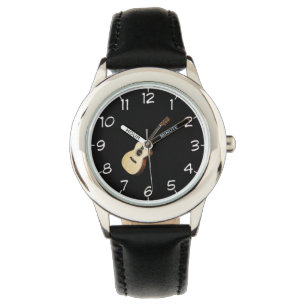 "Houten gitaar" design polshorloges Horloge