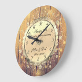 Houten Gouden Confetti 50ste Huwelijksjubileum Grote Klok (Hoek)