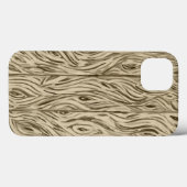 Houten Graan Board Franse eak Barrel iphone case (Achterkant (horizontaal))