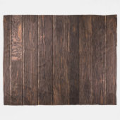 Houten graan Houden Plank Land Rustige Barn Fleece Deken (Voorkant (Horizontaal))
