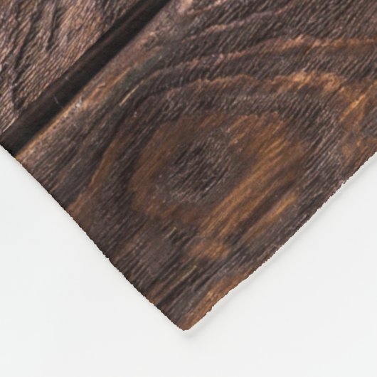 Houten graan Houden Plank Land Rustige Barn Fleece Deken (Hoek)