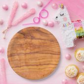 Houten graan papieren bordje (Feest)