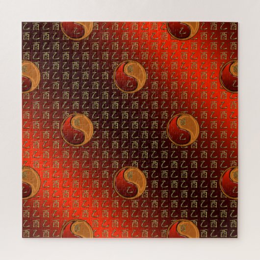 Houten Haan Legpuzzel (Verticaal)