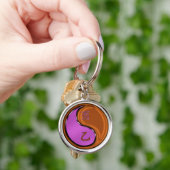 Houten Haan Sleutelhanger (Hand)