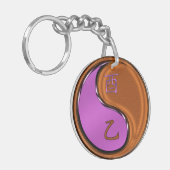Houten Haan Sleutelhanger (Voorkant Links)