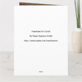 HOUTEN HAAN VERJAARDAG KAART (Achterkant)