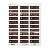 Houten handgereedschap voor moderne bouwconstructi etiket (Full Sheet)