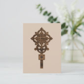 Houten Handkruis Briefkaart (Staand voorkant)