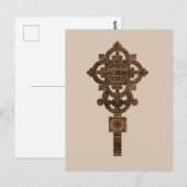 Houten Handkruis Briefkaart (Voorkant / Achterkant)
