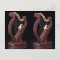 Houten Harp Avonturen Ansichtkaart