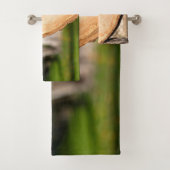 houten hart bad handdoek (Insitu)