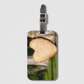 houten hart bagagelabel (Voorkant (verticaal))