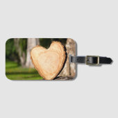 houten hart bagagelabel (Voorkant (horizontaal))