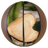 houten hart basketbal (Verticaal)