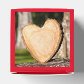 houten hart bedankdoosjes (Bovenkant)