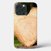 houten hart Case-Mate iPhone case (Achterkant)