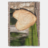 houten hart deken (Voorkant Verticaal)