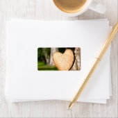 houten hart etiket (Insitu)