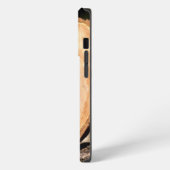 houten hart iPhone hoesje (Linkerkant)