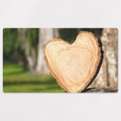 houten hart labels (Design 2)