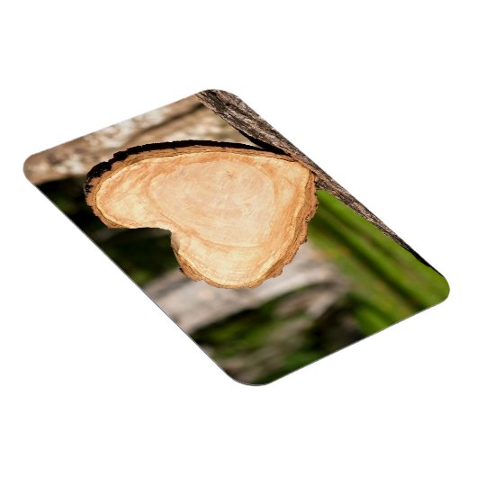 houten hart magneet (Rechterzijde)