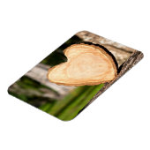 houten hart magneet (Linkerzijde)