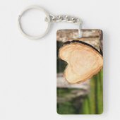 houten hart sleutelhanger (Voorkant)