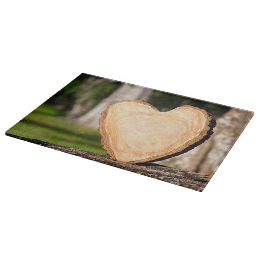 houten hart snijplank (Hoek)