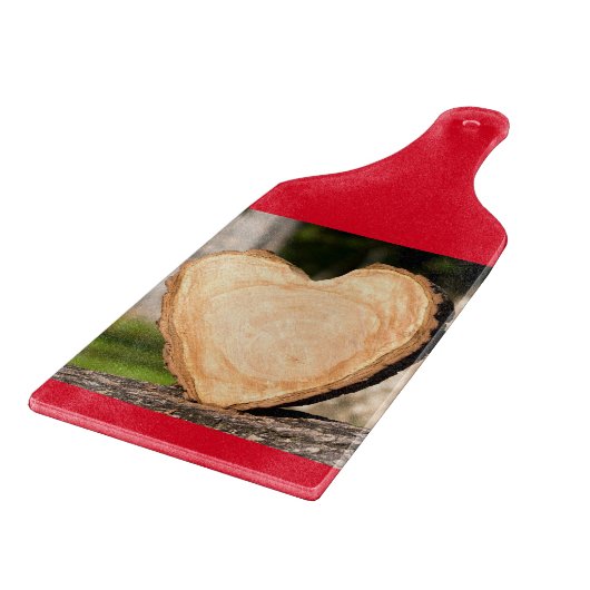 houten hart snijplank (Hoek)