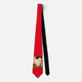 houten hart stropdas (Voorkant)