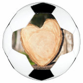 houten hart voetbal (Voorkant)