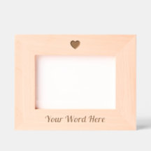 Houten hart voor Valentijnsdag op maat