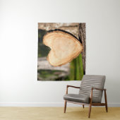 houten hart wandkleed (In situ)