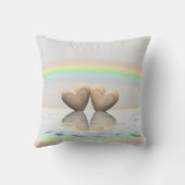 Houten Harten 5e verjaardag Kussen (Achterkant)