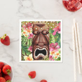 Houten Hawaiiaanse Tiki Luau Summer Birthday Party Servetten (Insitu)