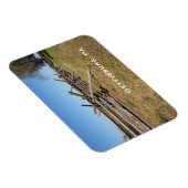 houten hek in Gettysburg PA Magneet (Rechterzijde)