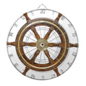  houten helm dartbord (Voorkant)