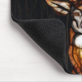 Houten Herten Rustieke Landelijke Gepersonaliseerd Muismat (Hoek)