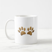 Houten Hond Pootafdruk Koffiemok (Links)