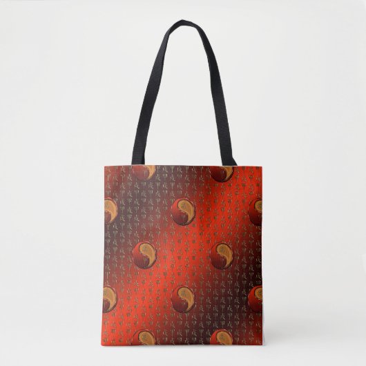 Houten Hond Tote Bag (Voorkant)
