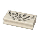 Houten hondenras rubber stempel (Stempel)
