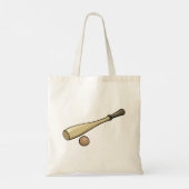 Houten Honkbalknuppel Tote Bag (Achterkant)